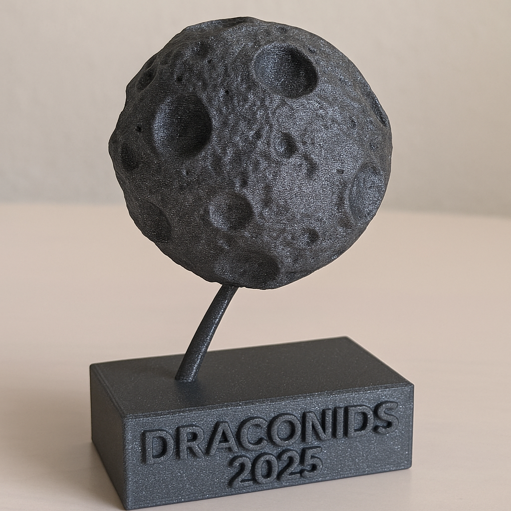 Draconidy 2025 – niezwykły deszcz meteorów i kosmiczna inspiracja dla druku 3D